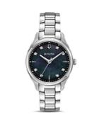 Bulova Sutton Black Mother-of-pearl Dial Watch, 32.5mm