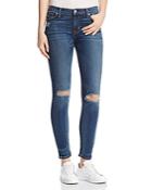 Hudson Nico Mid Rise Ankle Super Skinny Jeans In Confession
