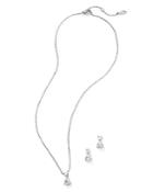 Nadri Pear-shaped Drop Earrings & Pendant Necklace, 16