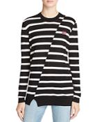 Mcq Alexander Mcqueen Distorted Stripe Sweater