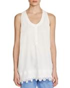 Birds Of Paradis Embroidered Tank