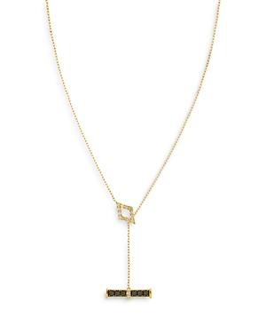 Bloomingdale's Sapphire & Diamond Toggle Lariat Necklace In 14k Yellow Gold, 18 - 100% Exclusive