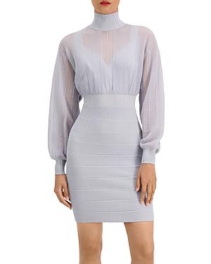 Herve Leger Illusion Mini Dress