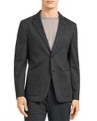 Theory Clinton Jersey Twill Slim Fit Suit Jacket
