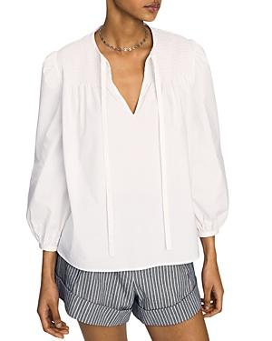 Derek Lam 10 Crosby Austin Smocked Top