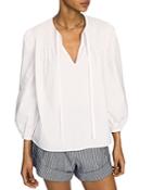 Derek Lam 10 Crosby Austin Smocked Top
