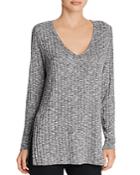 Michelle By Comune Marled Ribbed Top