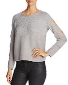 Design History Sparkle Cutout-sleeve Sweater