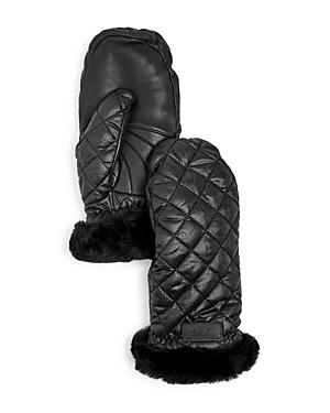 Ugg Women's Quilted Performance Shearling Cuff Mittens