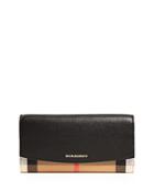 Burberry House Check Porter Leather Wallet