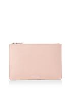 Whistles Small Croc-embossed Clutch