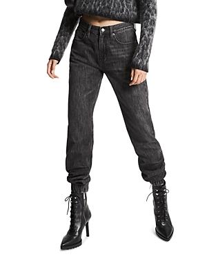 Michael Michael Kors Denim Joggers In Charcoal Wash