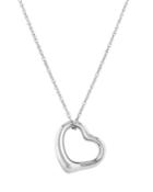 Bloomingdale's Open Heart Pendant Necklace In 14k White Gold, 18 - 100% Exclusive