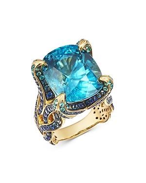 John Hardy 18k Gold Cinta Kalpa One-of-a-kind Ring With Multi-colored Gemstones - 100% Exclusive