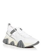 Versace Men's Squalo Knit Low Top Sneakers