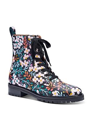 Kate Spade New York Women's Jemma Printed Lace Up Booties