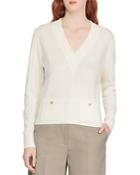 Sandro Eden Patch Pocket Sweater