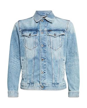 G-star Raw Slim Fit Denim Jacket In Sun Faded Stone