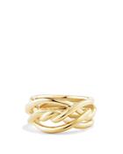 David Yurman Continuance Ring In 18k Gold, 11.5mm