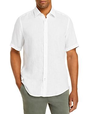 Boss Luka Linen Button Down Shirt