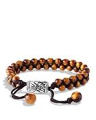 David Yurman Spiritual Beads Two-row Bracelet With Tiger's Eye