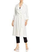 T Tahari Draped Trench Coat