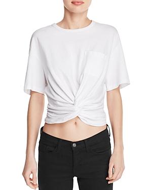 T By Alexander Wang Jersey Knot Front Tee