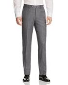 Valentini S120s Solid Flannel Regular Fit Trousers