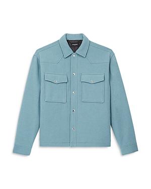 The Kooples Wool Blend Trucker Jacket