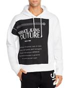 Versace Jeans Couture Patch Hooded Sweatshirt