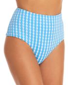 Lemlem Zala Printed High Waist Bikini Bottom