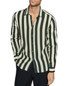 Reiss Retti Slim Block Stripe Button-up Shirt
