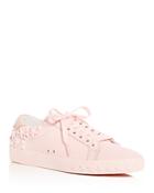 Ash Women's Dazed Embellished Leather Lace Up Sneakers