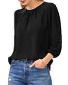 Vince Camuto Crinkle Top