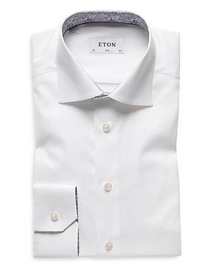 Eton Paisley Contrast Slim Fit Dress Shirt