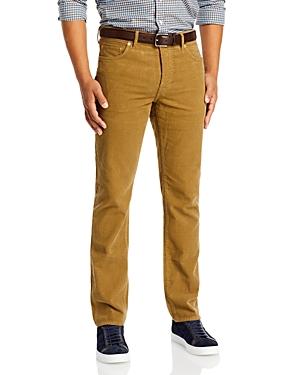 Sid Mashburn Slim Straight Fit Corduroy Jeans In Timber