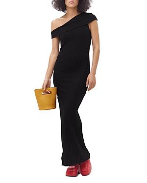 Simon Miller Asymmetric Wide Rib Maxi Dress