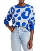 Aqua Leopard Crewneck Sweater - 100% Exclusive