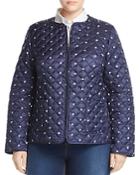 Marina Rinaldi Paglia Quilted Star-print Jacket