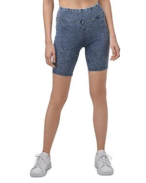 Marc New York Performance Knit Denim Biker Shorts