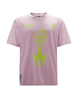 Mcq Relaxed Fit Flower Pot Graphic Tee