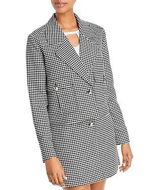 T Tahari Houndstooth Jacket