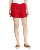Lauren Ralph Lauren Geo-lace Drawstring Shorts