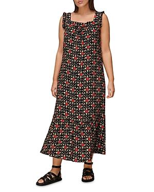 Whistles Block Print Midi Dress