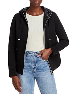 Herno Hooded Mixed Media Jacket