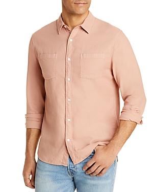 Vince Garment Dyed Twill Long Sleeve Shirt