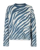 Allsaints Pina Animal Print Sweater