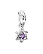 Pandora Dangle Charm - Sterling Silver & Cubic Zirconia Forget Me Not, Moments Collection