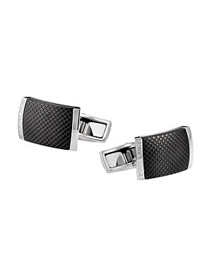 Montblanc Extreme Rectangular Stainless Steel Cuff Links