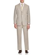 Canali Textured Linen Classic Fit Suit